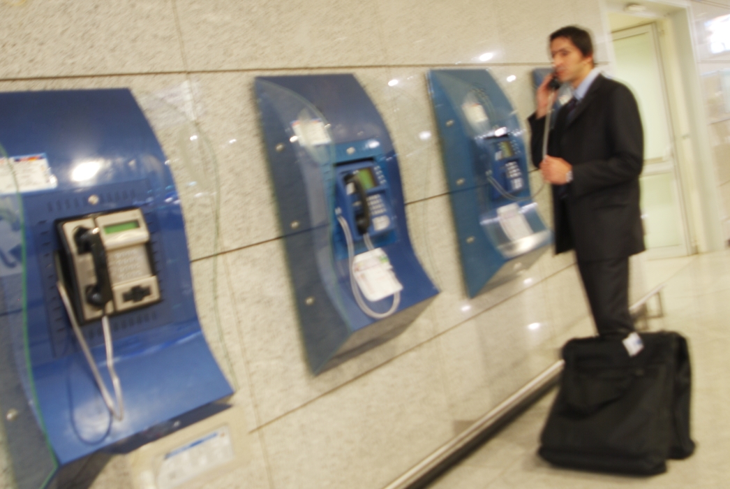 Businessman Talking on The Phone