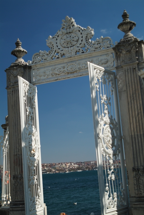 Marble Gate, Dolmabahche Palace Istanbul, Turkey