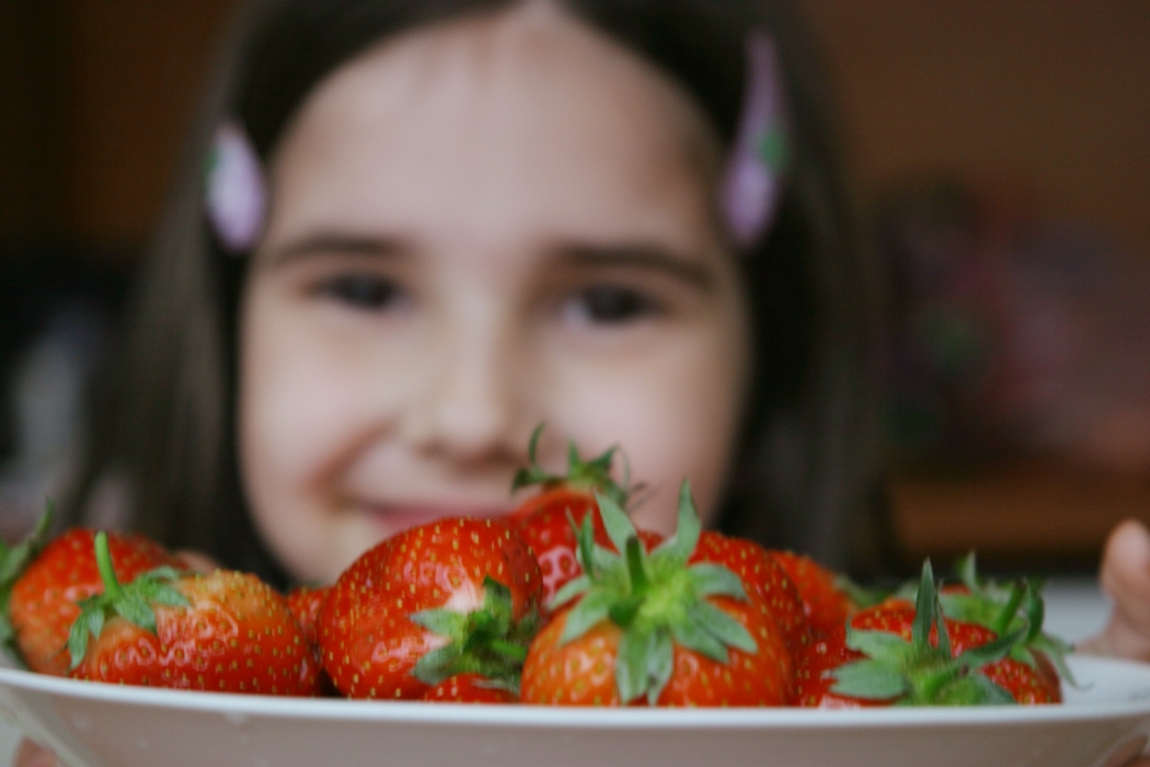 Girl with Strawberries