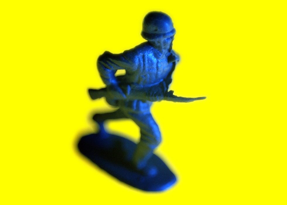 Toy Soldier Advancing