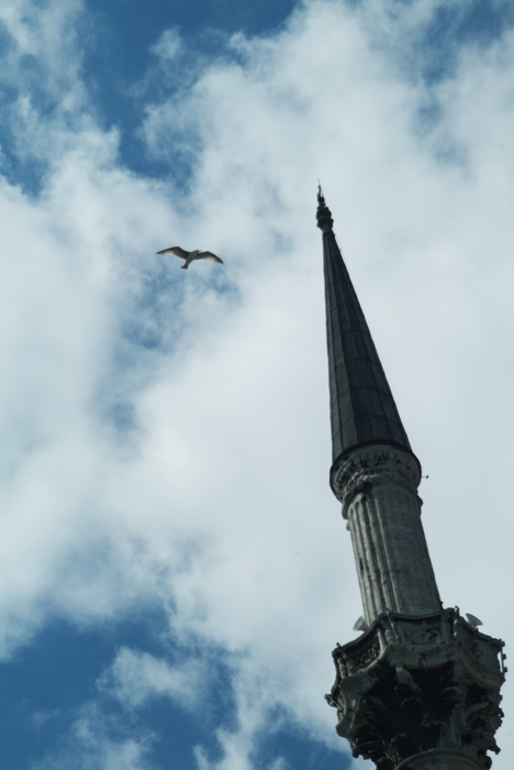 Minaret at Mosque Istanbul, Turkey