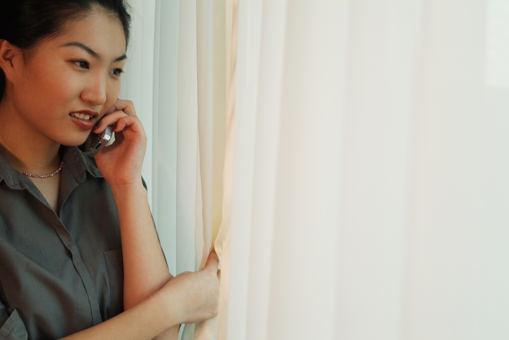 Businesswoman Talking on Phone