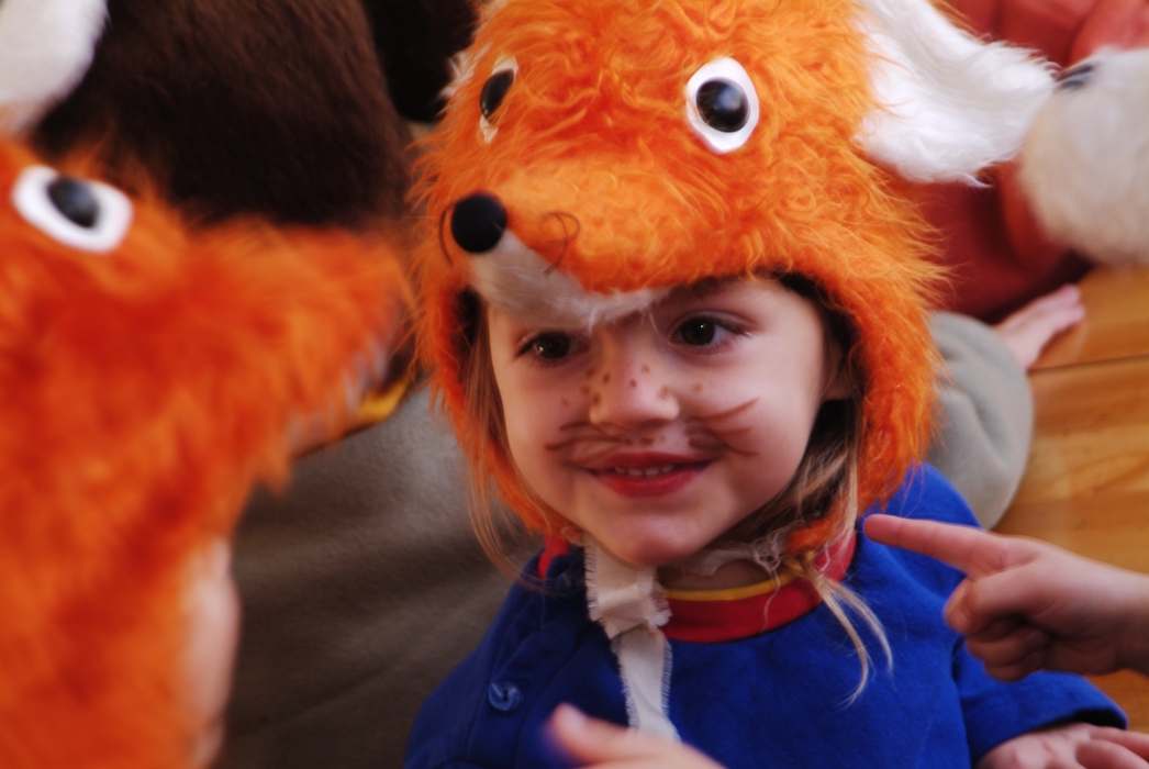 Child in Mouse Costume At Nursery School