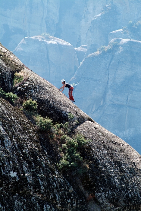 Mountain Climber Catches Her Breath