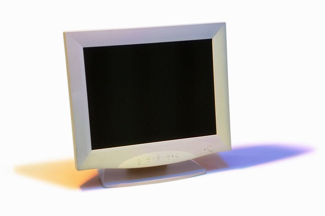 Flat Screen Computer Monitor, Head On