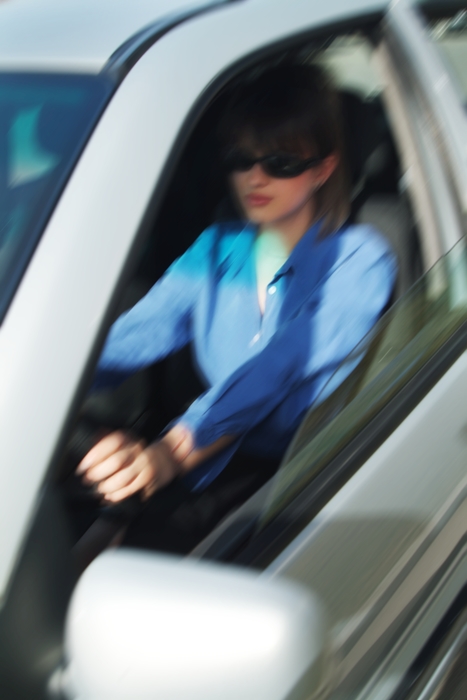 Woman Driving Car