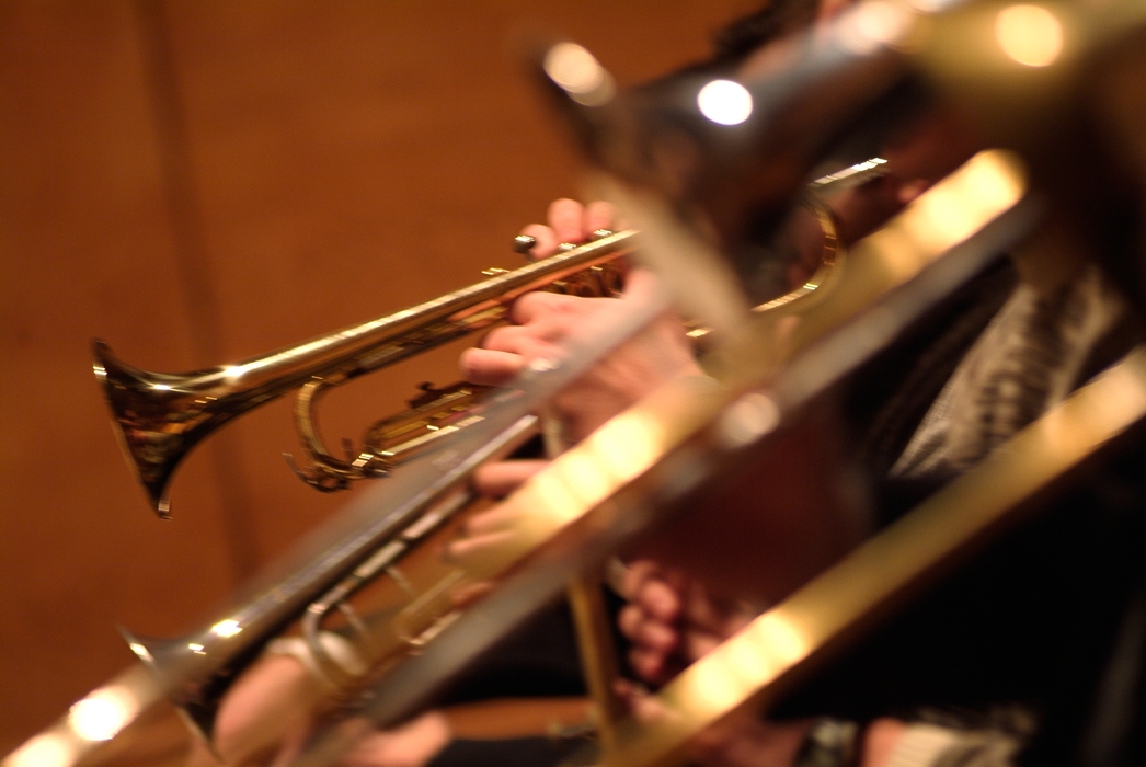 Concert Trumpeter in the Orchestra