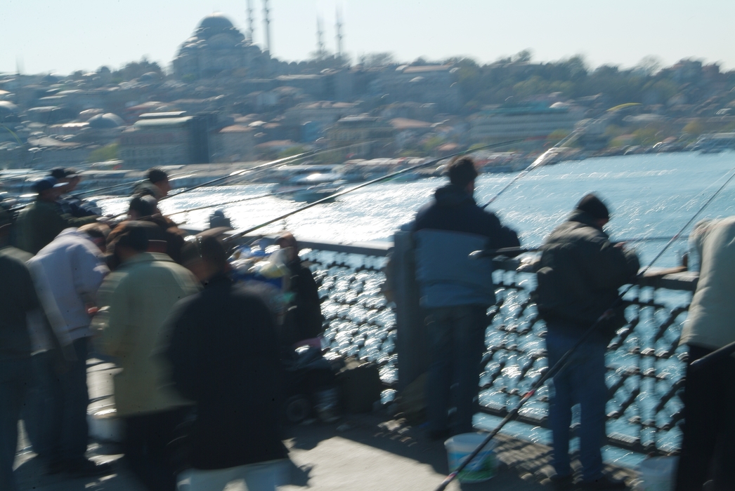 Fishing in Istanbul and the Bosphorus, Turkey