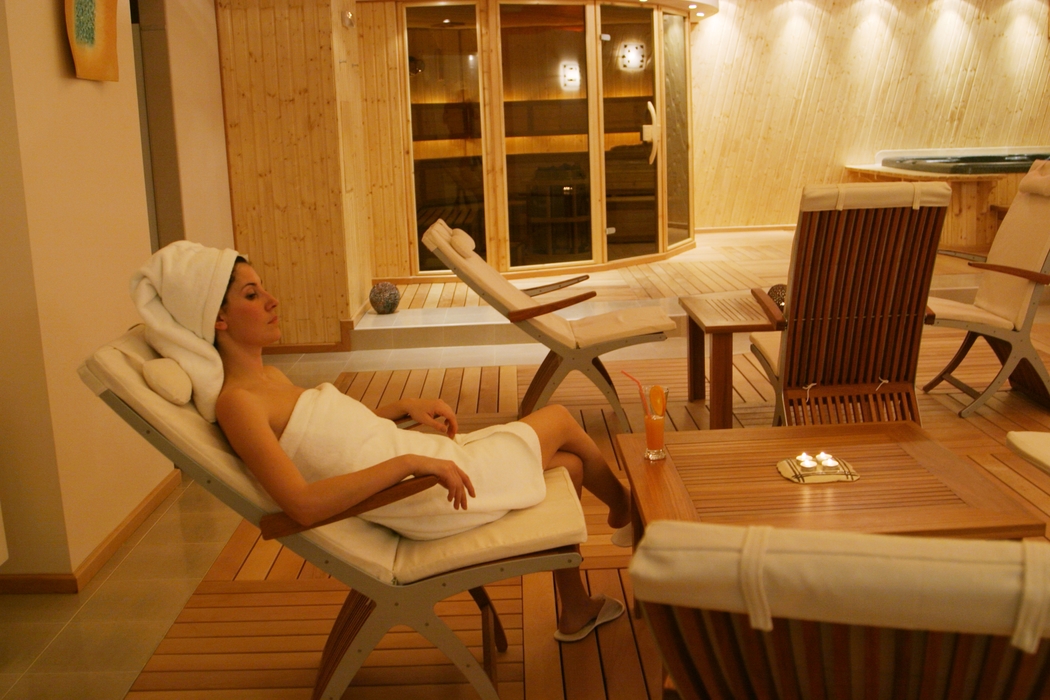 Woman Relaxing at the Spa