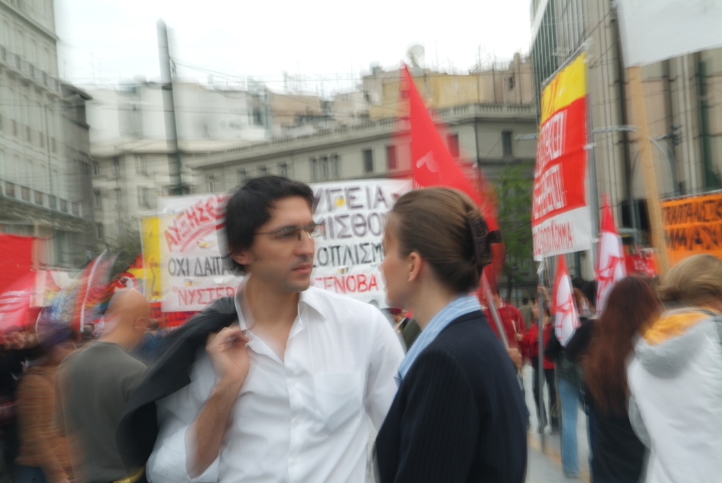 Business People in a Demonstration