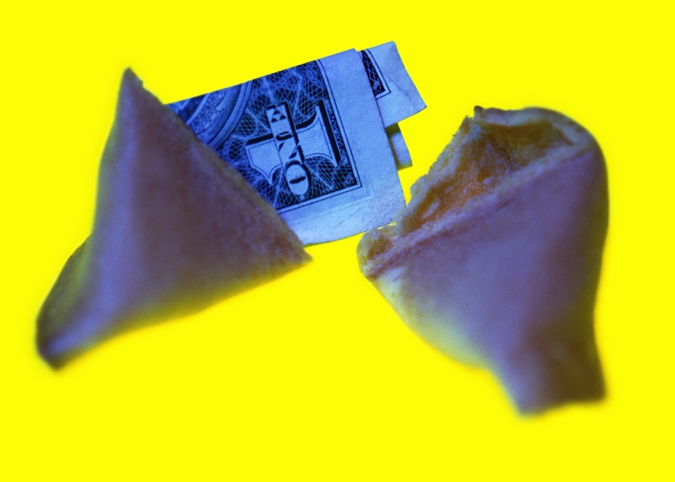 Fortune Cookie with Money