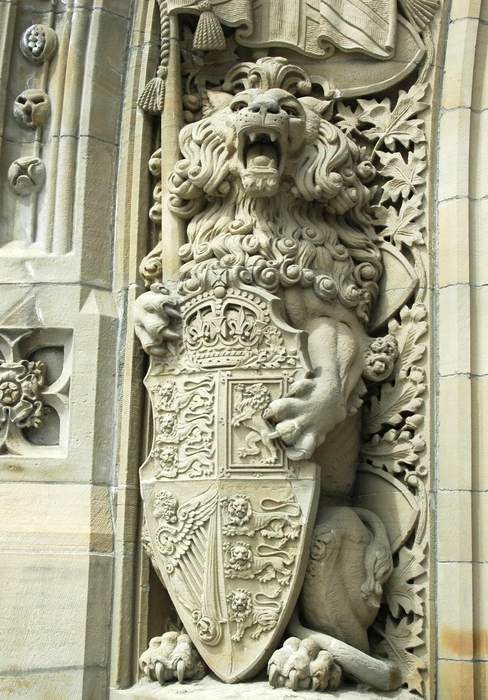 Canadian Coat of Arms, Parliament Buildings, Ottawa, Canada
