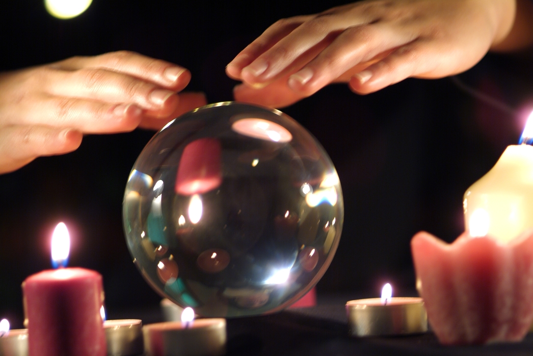 Fortune Teller Hands and Crystal Ball