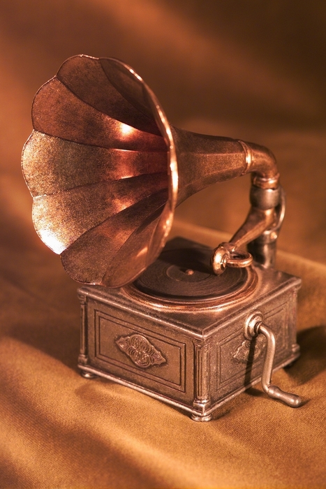 Antique Gramophone Record Player