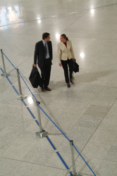 Business People in The Airport Terminal