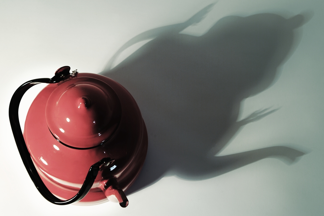 Teapot  with Dramatic Shadow