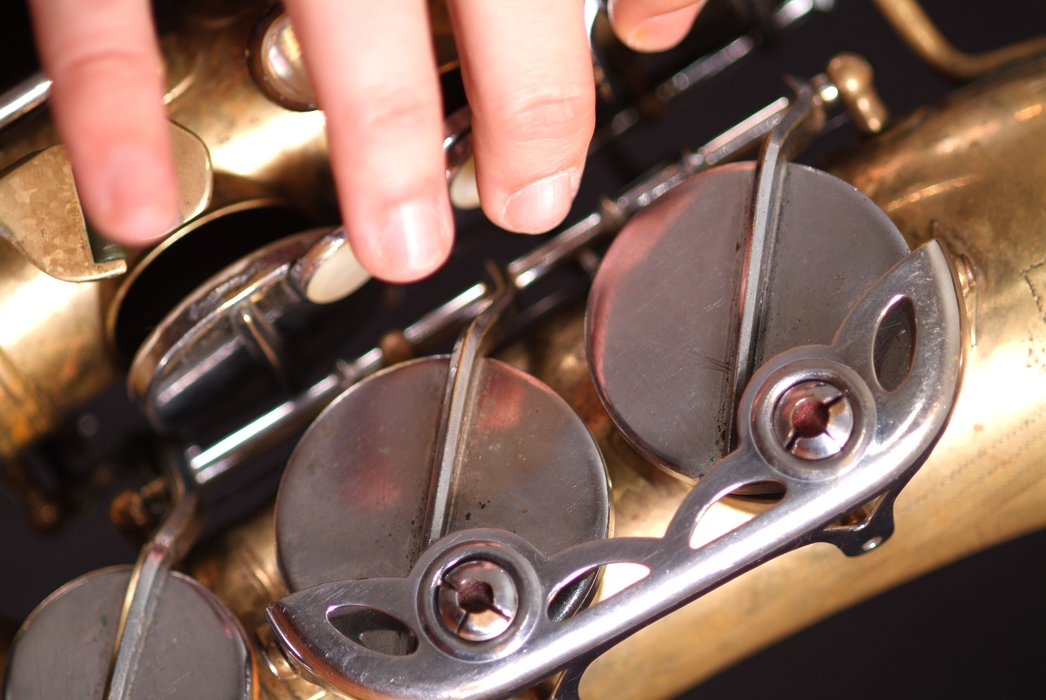 Orchestral Saxophonist Close-Up