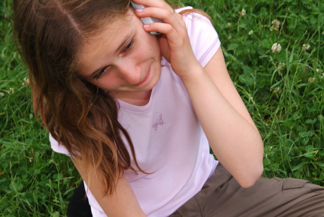 Girl Talking on Cell Phone