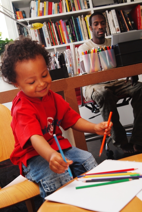 Boy Playing At Home