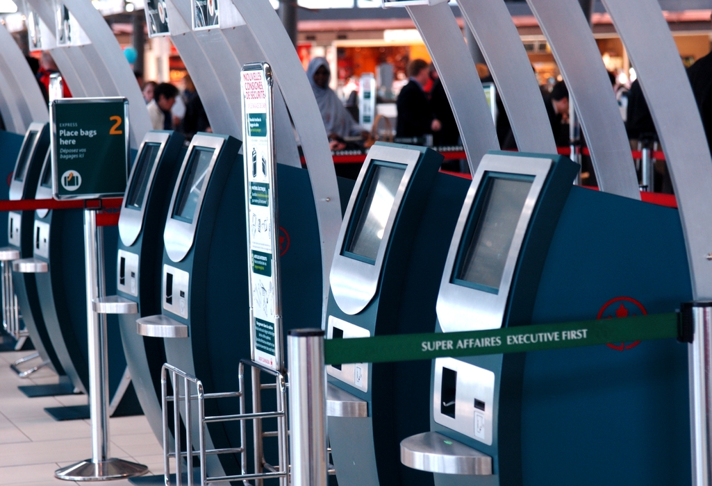 Airport Terminal Ticket Terminals