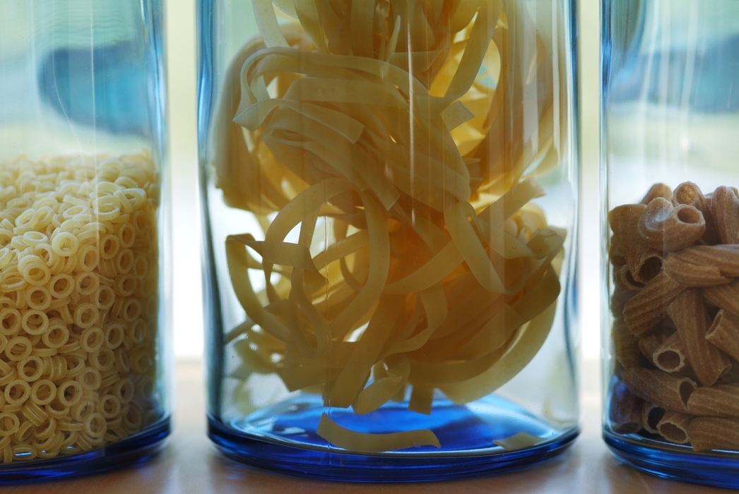 Assorted Pasta in Jars