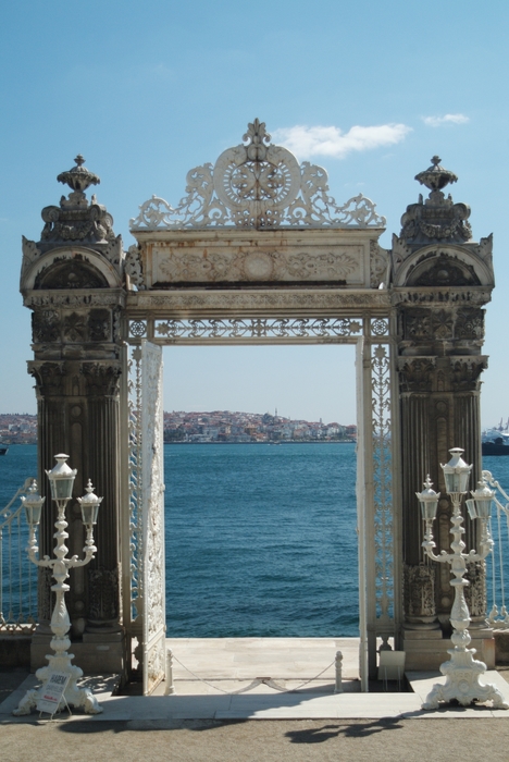 Gate, Dolmabahche Palace Istanbul, Turkey