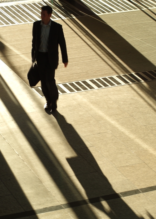 Walking in Late Afternoon Shadows