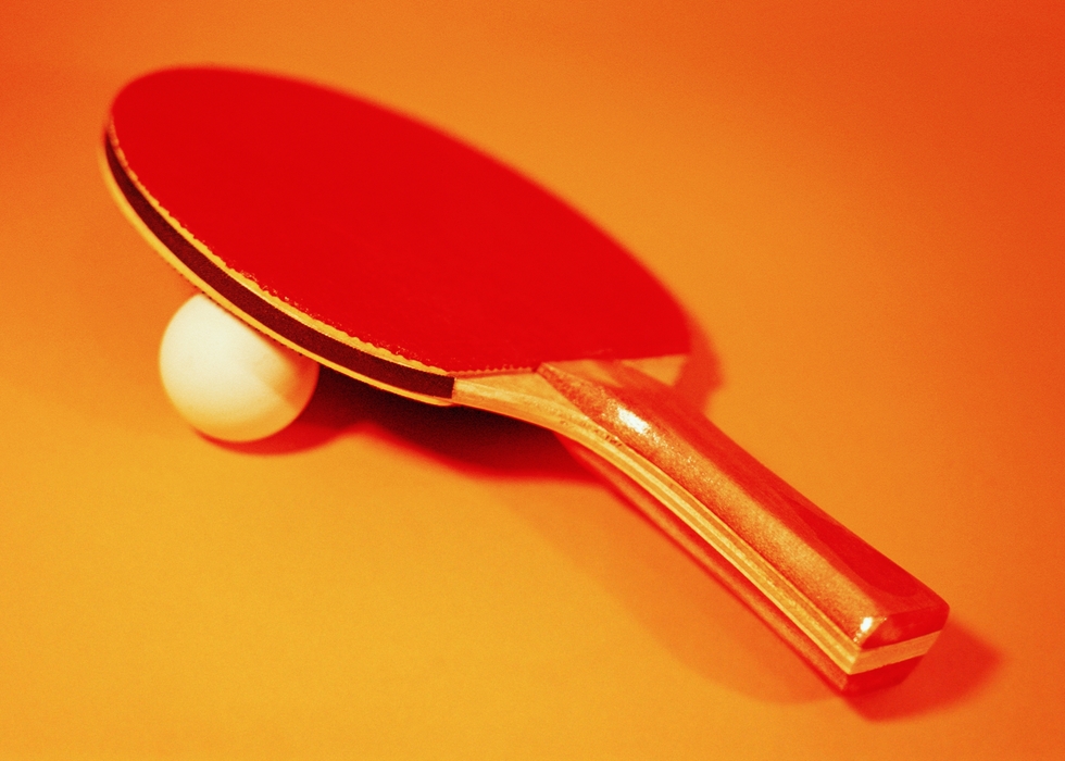 Ping Pong Ball and Paddle