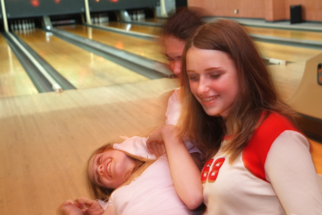 Bowling: Girls Having Fun