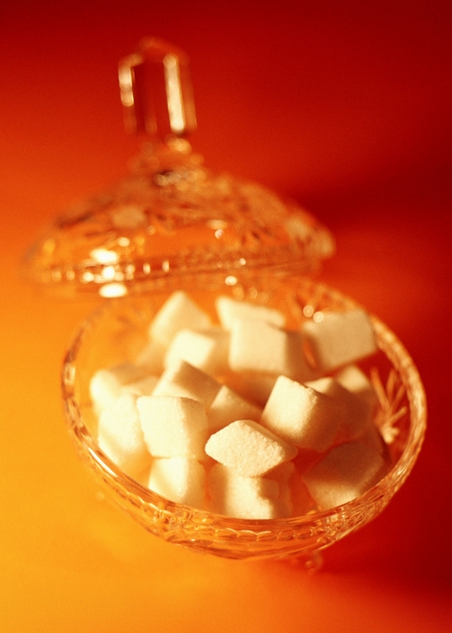 Sugar Bowl with Sugar Cubes