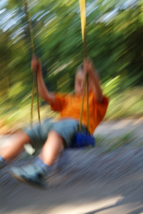 Boy on Swing