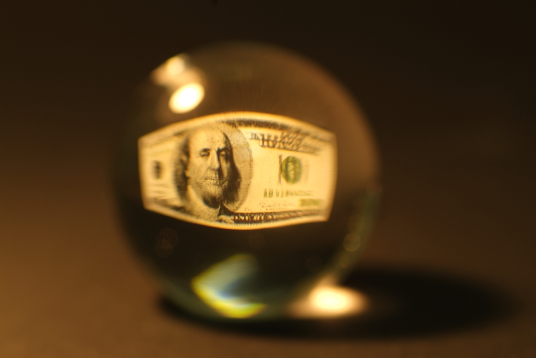 Crystal Ball with Money Inside