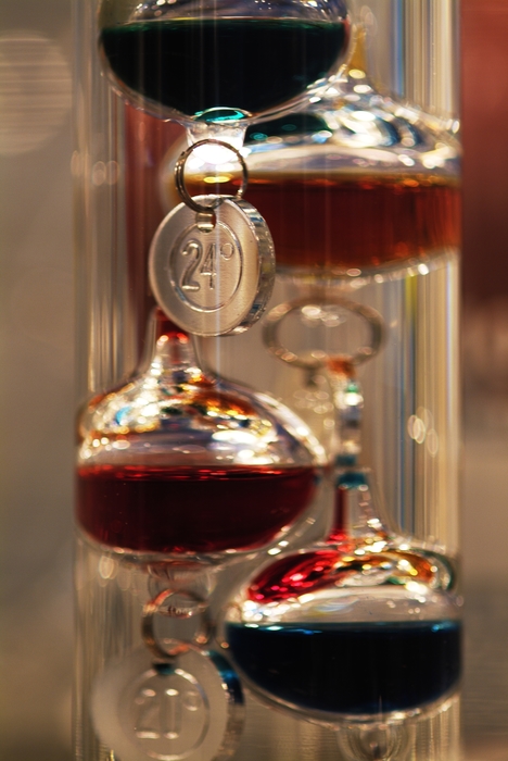 Glass Fluid Barometer