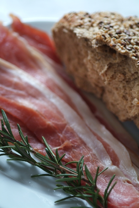 Prosciutto, Bread and Rosemary Spice