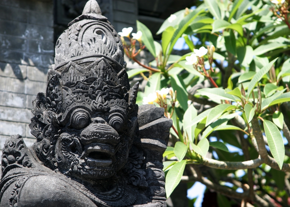 Hindu God, Ancient Hindu Temple, Bali, Indonesia