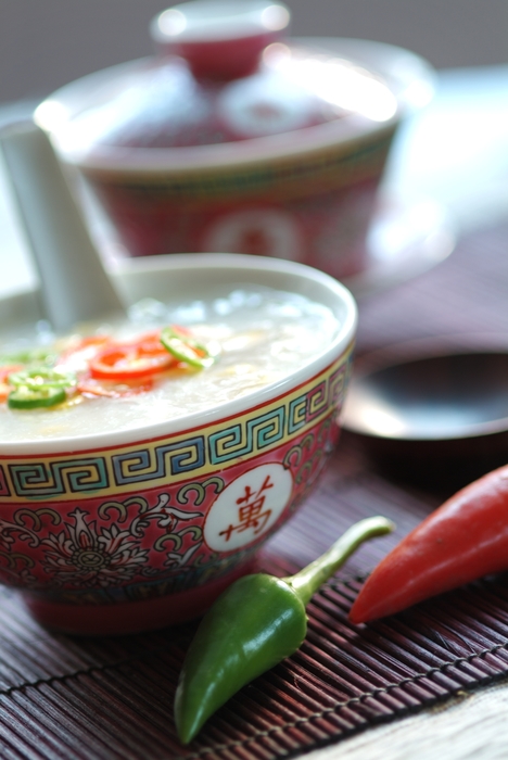 Chinese Soup with Fresh Peppers