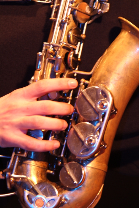 Orchestral Saxophonist Hands on Heys