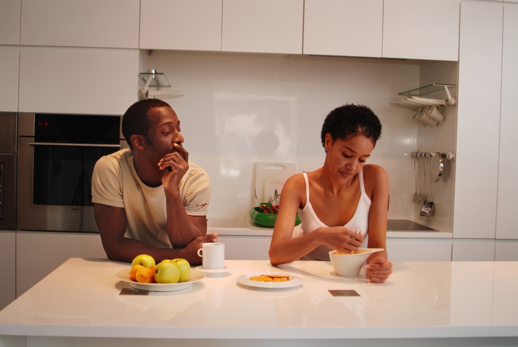 Couple Having Breakfast