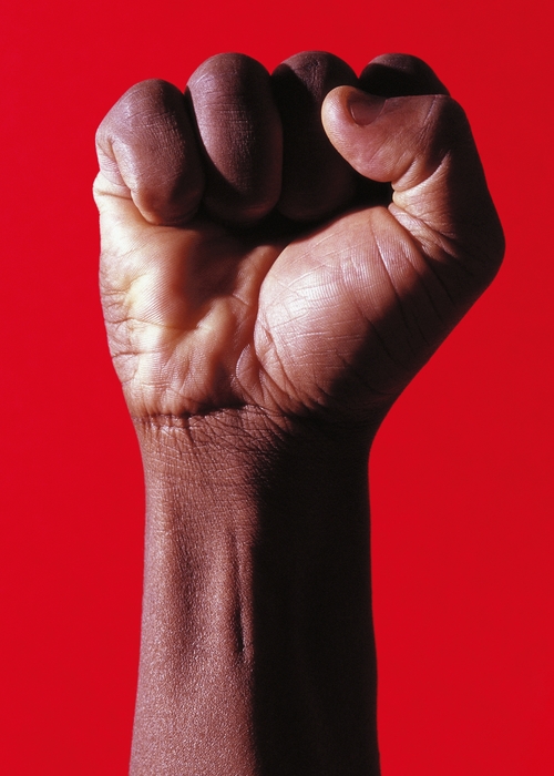 African-American Closed Fist