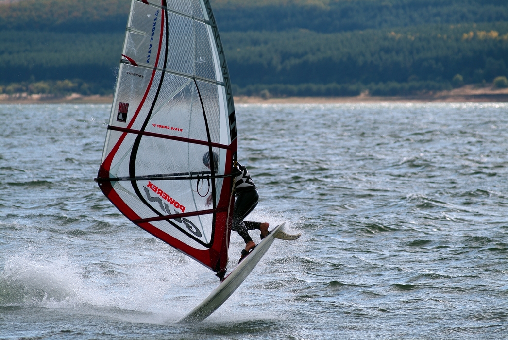 Windsurfer Getting Some Air
