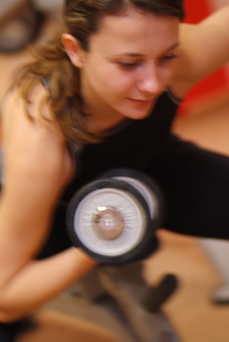 Woman Lifting Weights