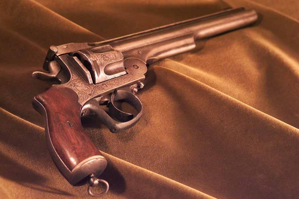 Antique Engraved Gun - Handguns
