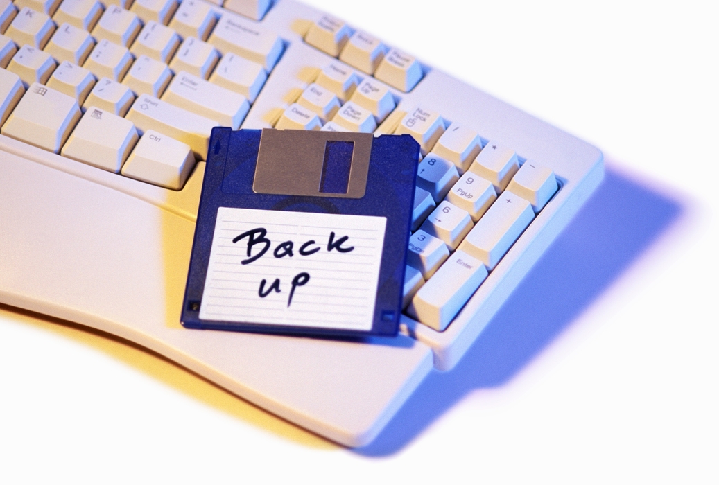 Keyboard with Backup Diskette