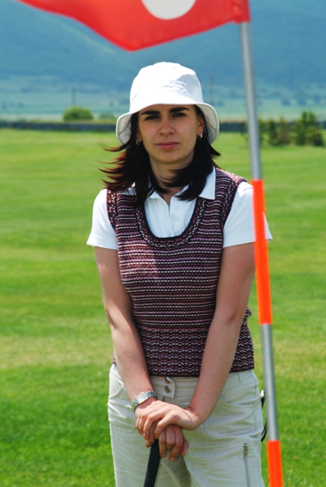 Female Golfer on The Green