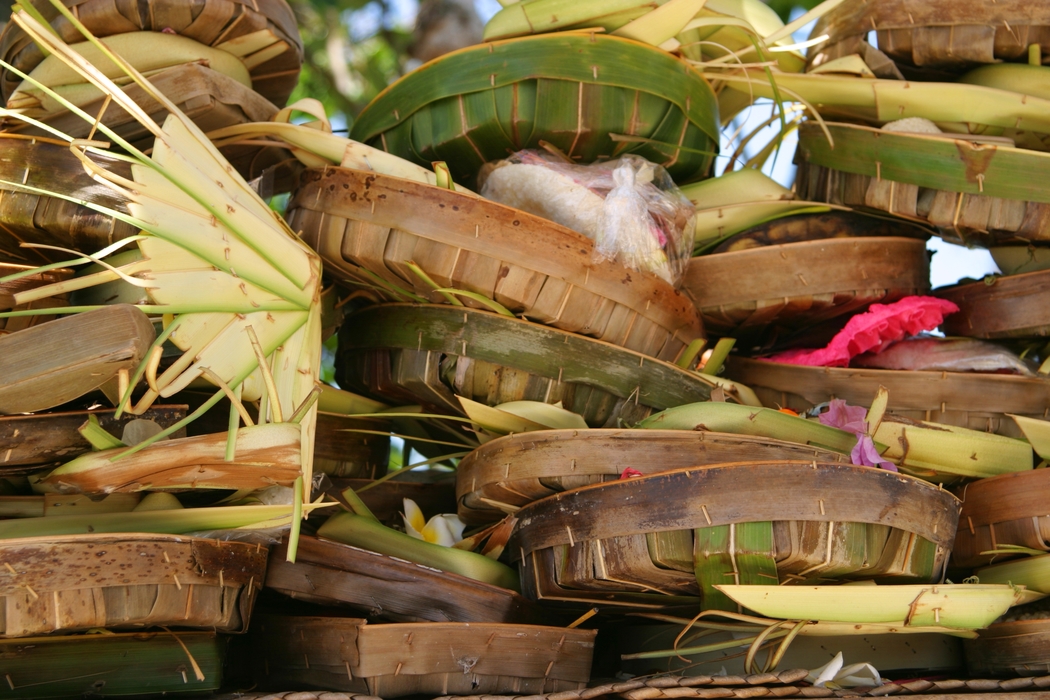 Baskets Made of Leaves