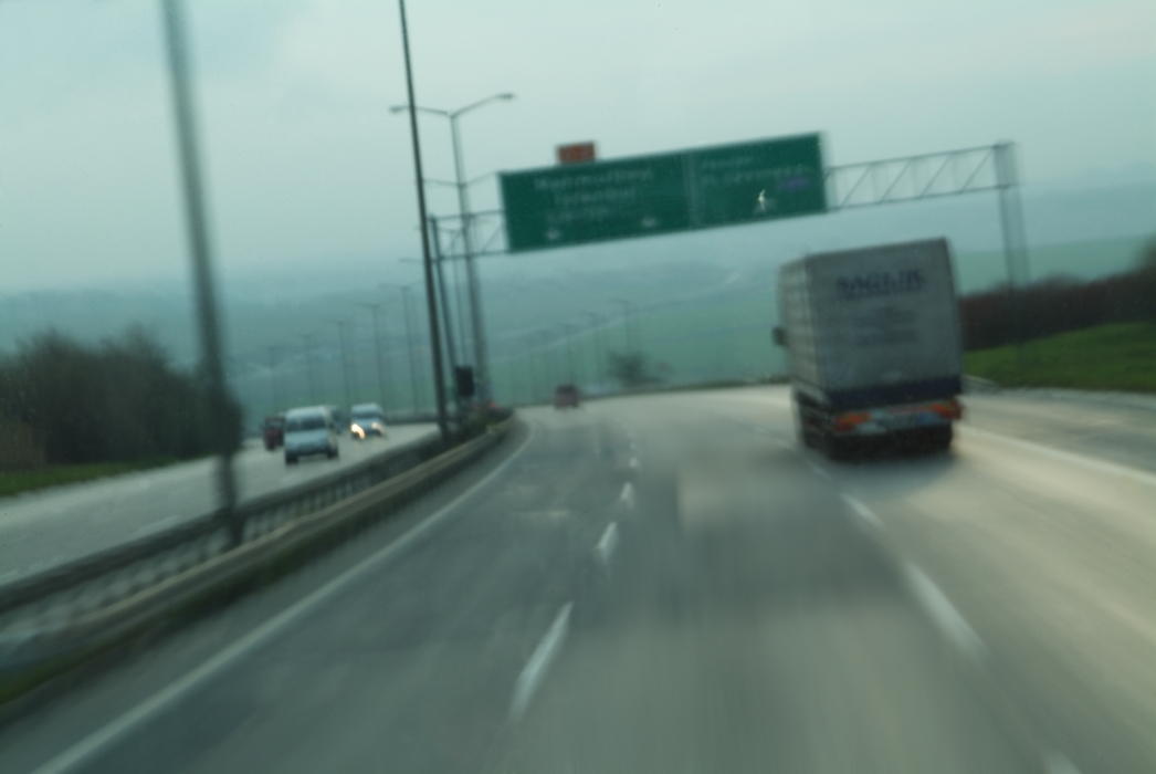 Transport Truck on Highway