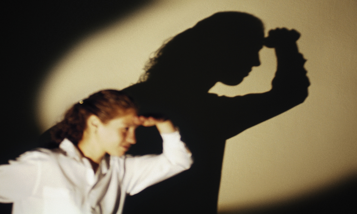 Woman Setting a Course with Shadow
