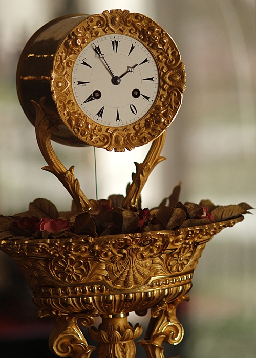 Ornamental Brass Clock