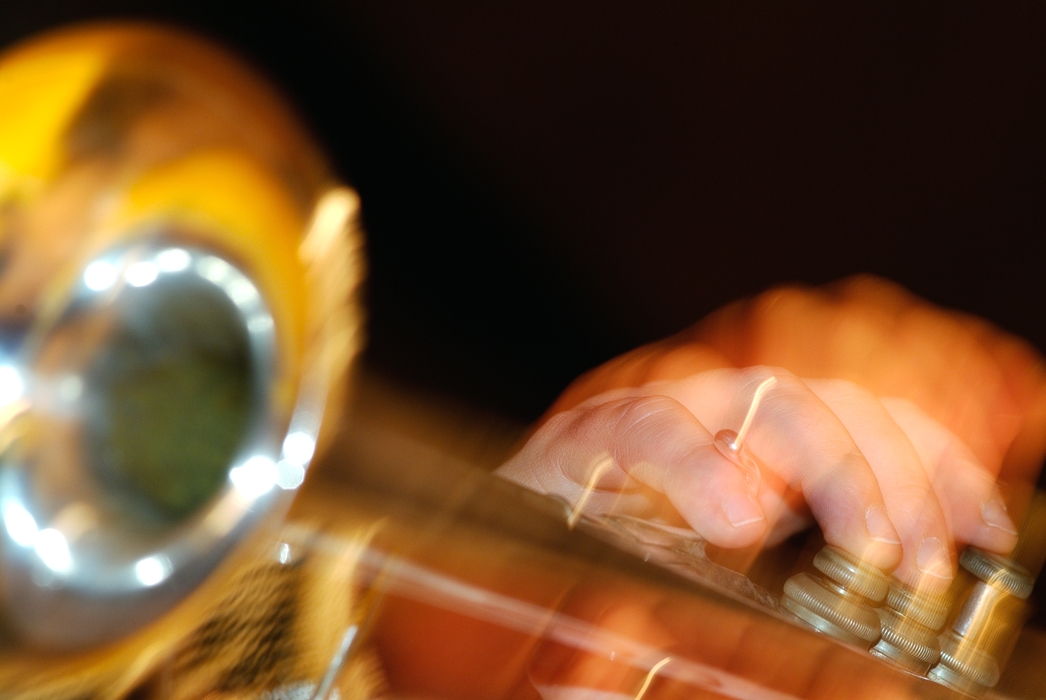 Concert Trumpeter in the Orchestra