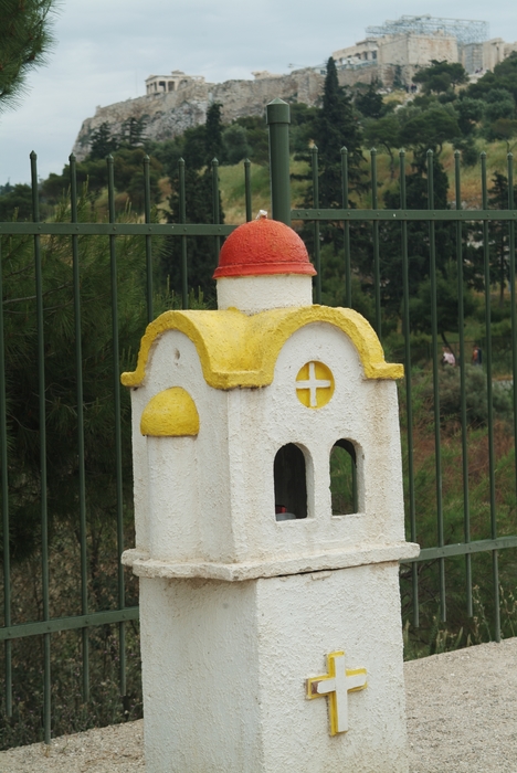 Roadside Memorial, Athens Greece